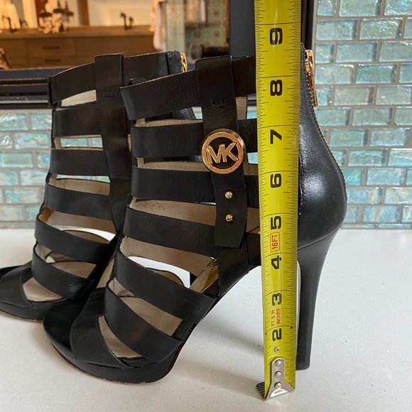 Michael Kors Black Strappy Heels - Picture 8 of 8